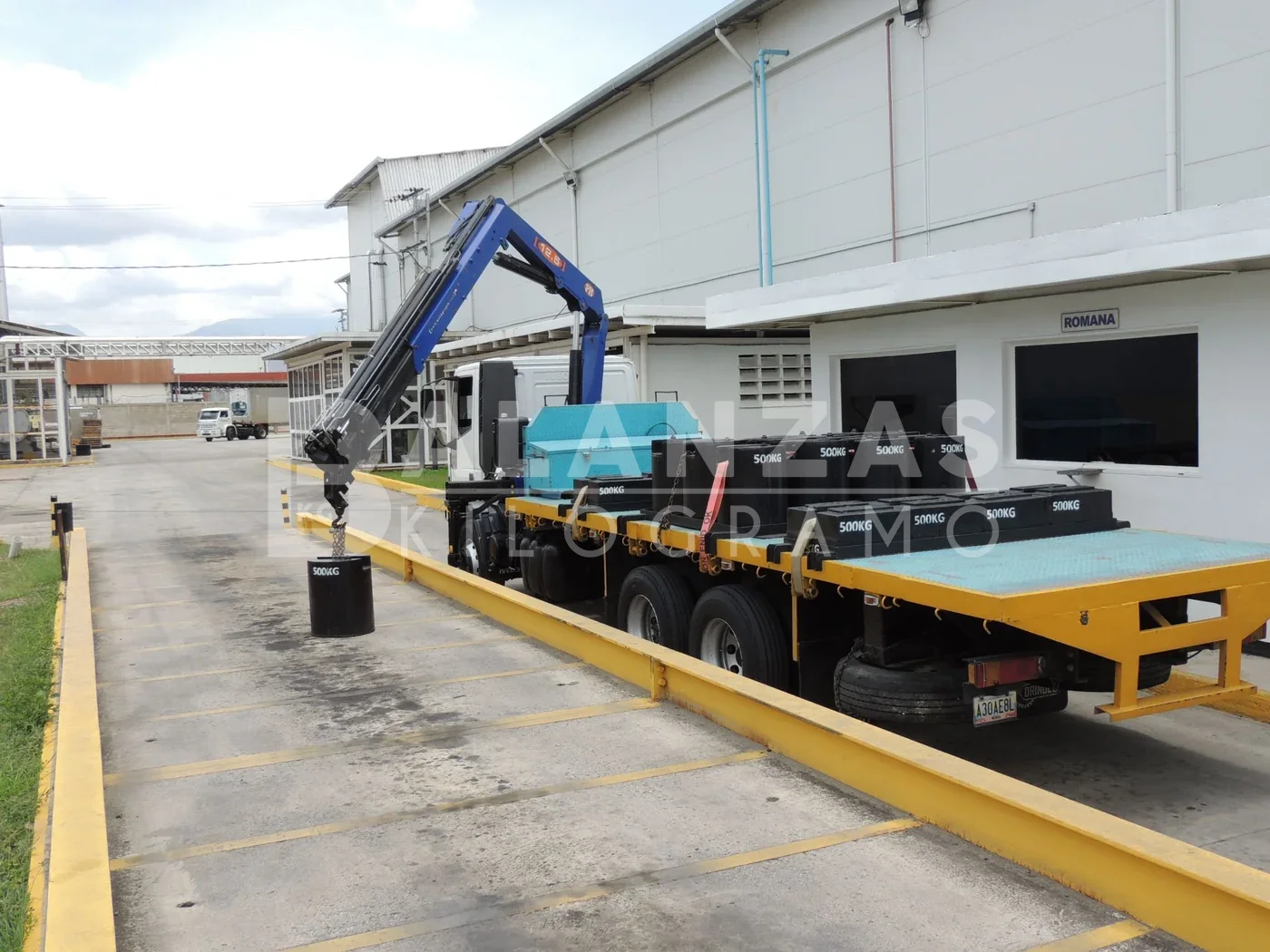 Proyecto llave en mano de pesaje industrial con obra civil